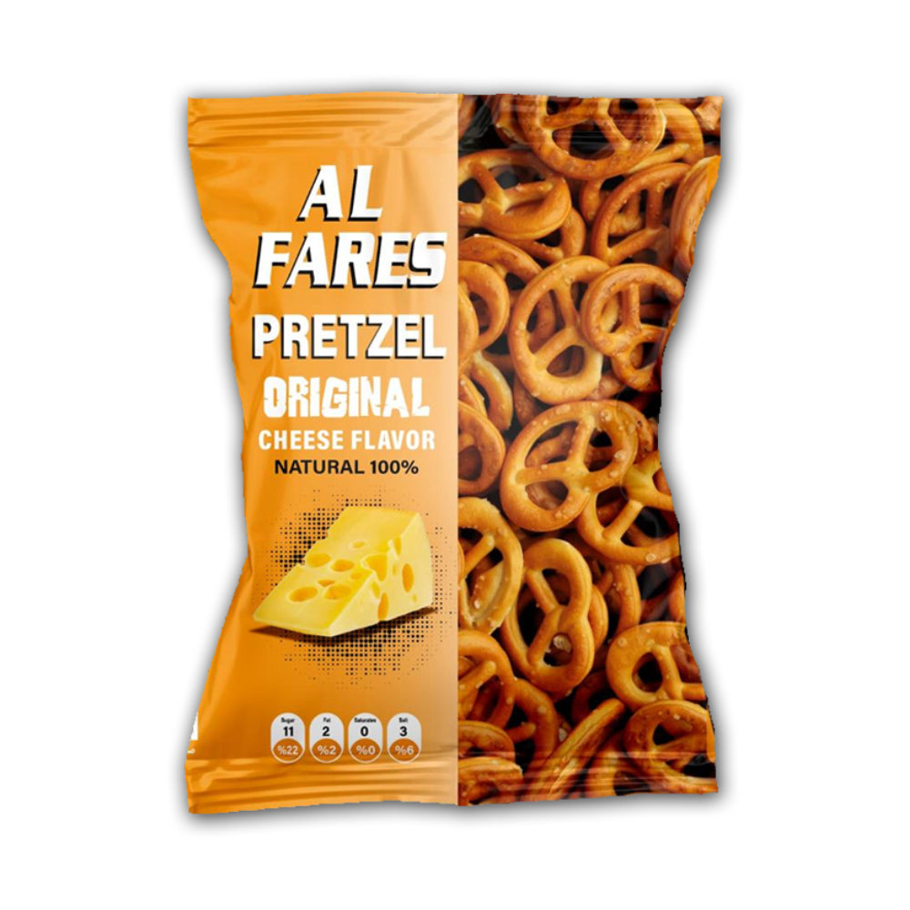 Al Fares Original Cheese Flavour Pretzel 300gm