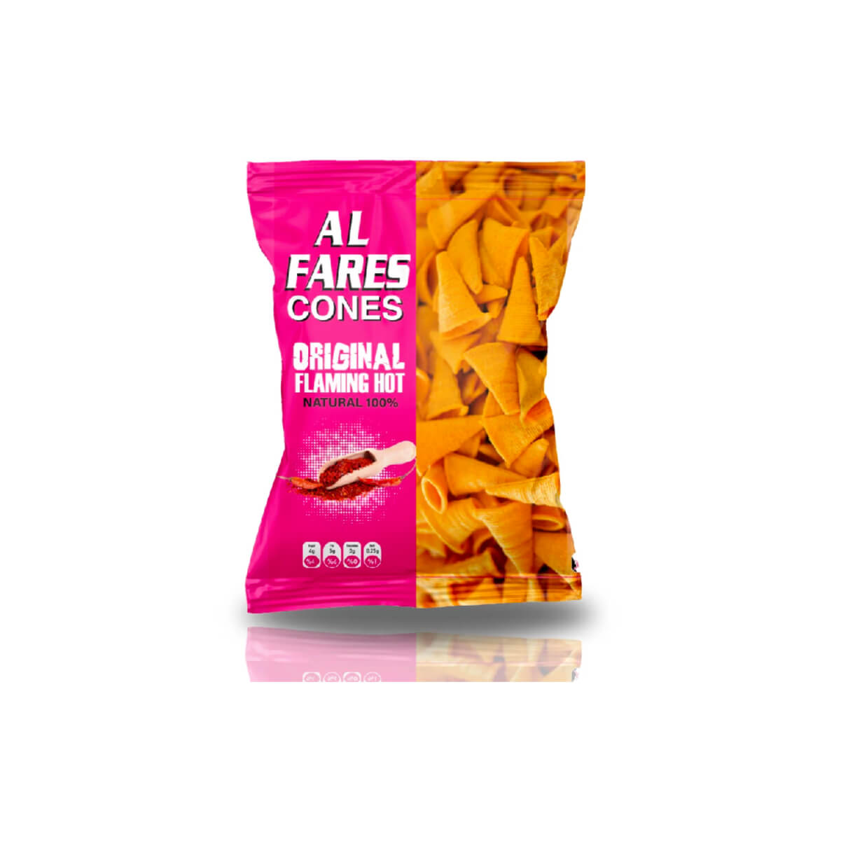 Al Fares Cones Flaming Hot 100GM