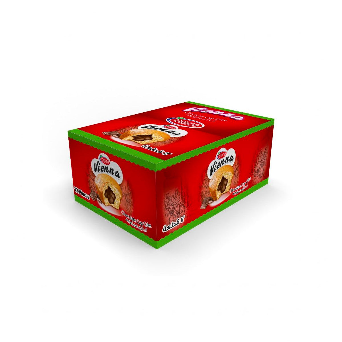 Jordina Choclate Cup Cake 35gmx12