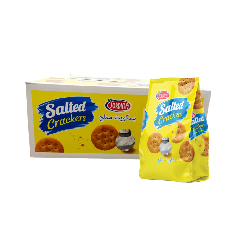 Jordina Salted Crackers Biscuits 12x40gm