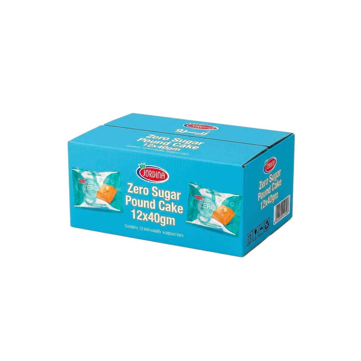 Jordina Zero Sugar Pound Cake 12x40gm