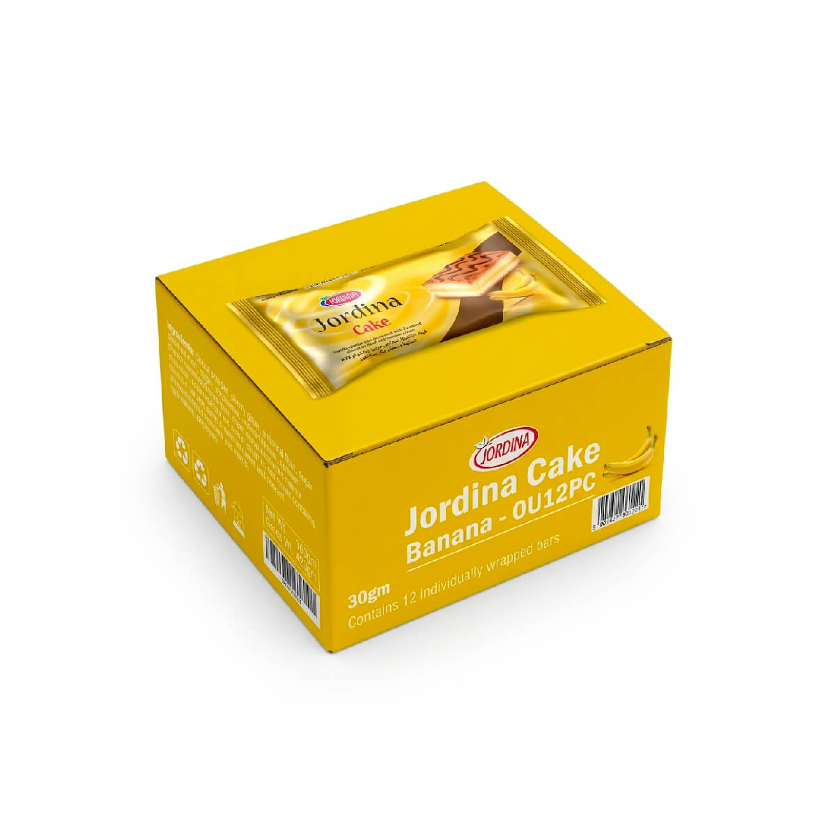 Jordina Cake Banana 12x30G