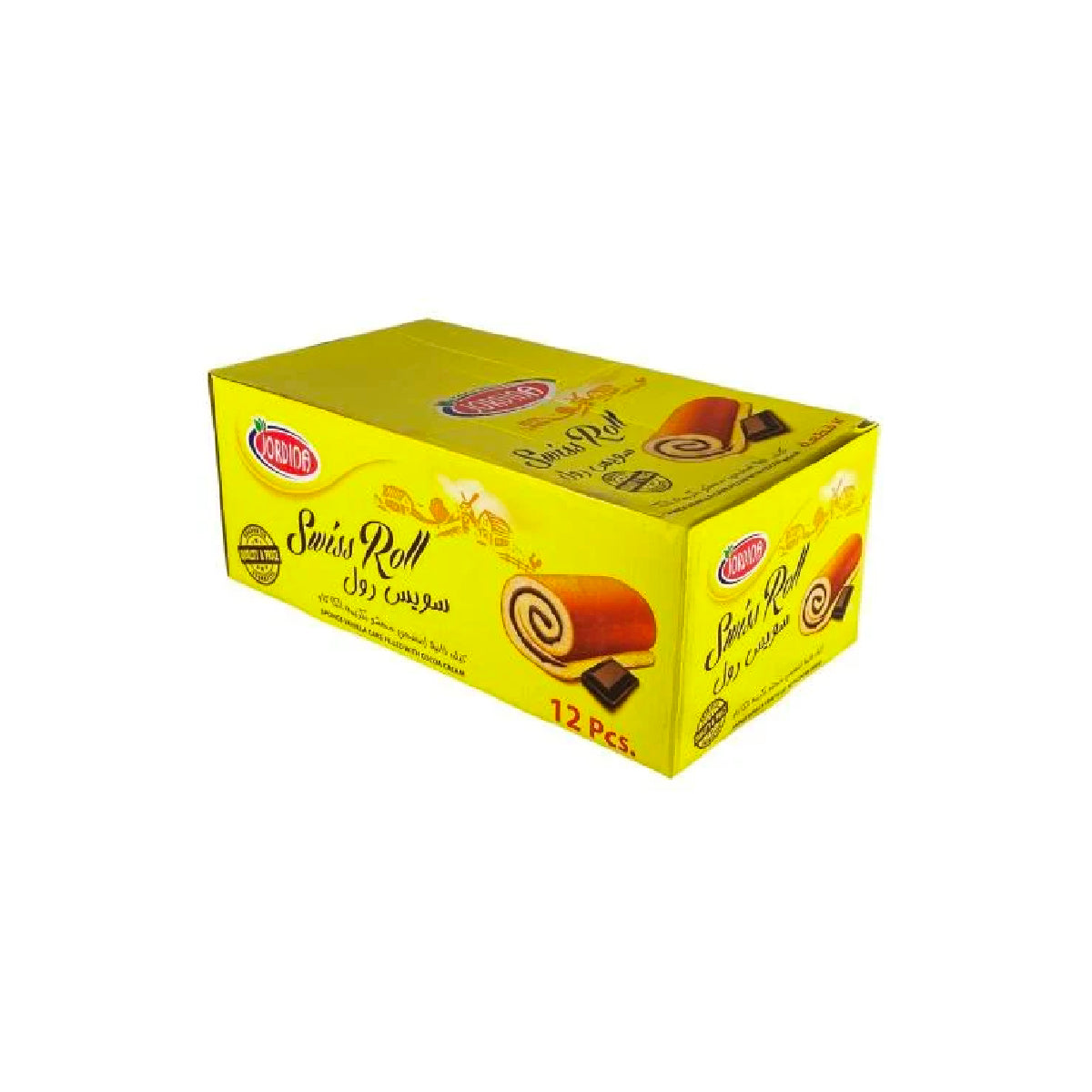 Jordina Swiss Roll Cocca 12x40gm