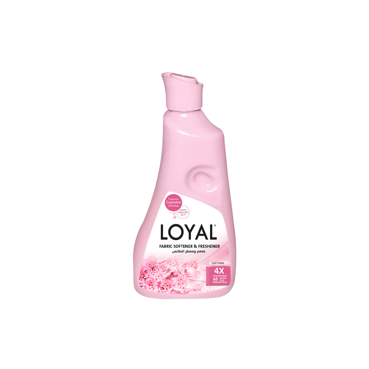 Loyal Soft Pink Fabric Softener & Freshener 1500ml