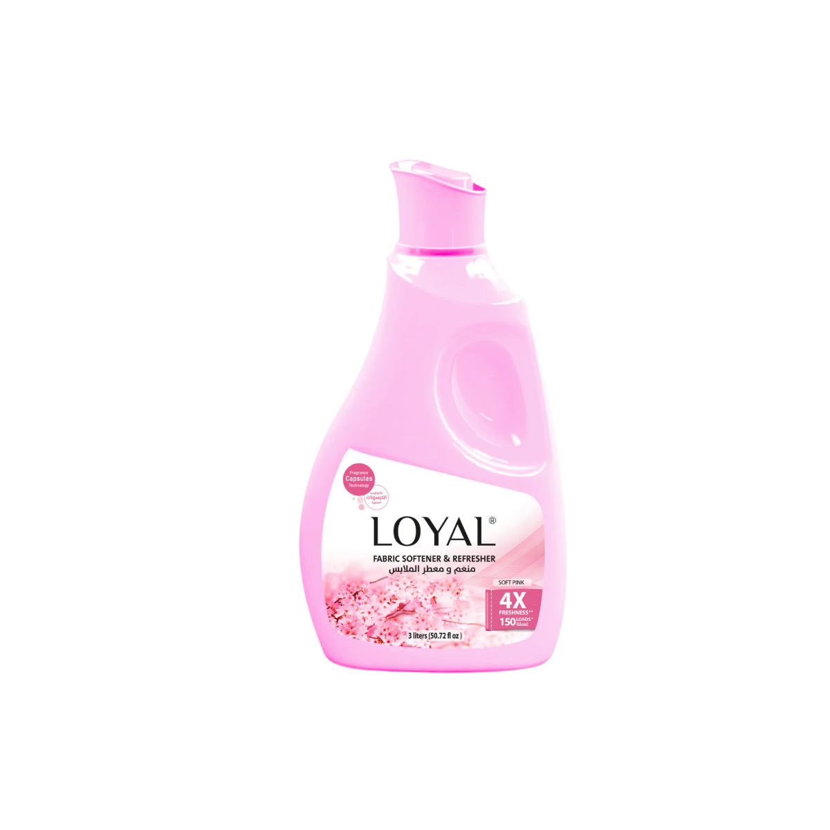 Loyal Soft Pink Fabric Softener & Freshener 3L