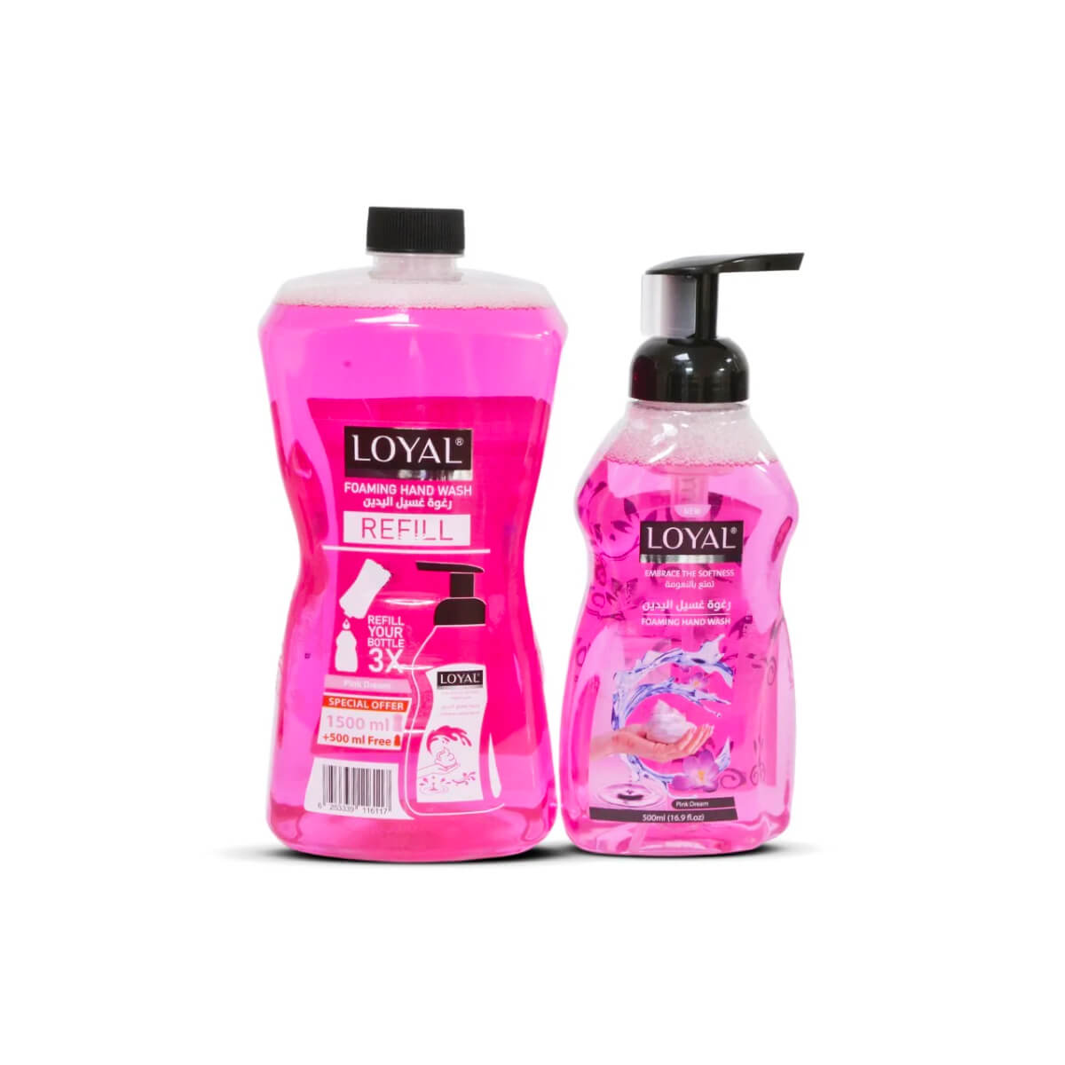 Loyal Pink Dream Foaming Hand Wash Refill 1.5L + 500ml Free