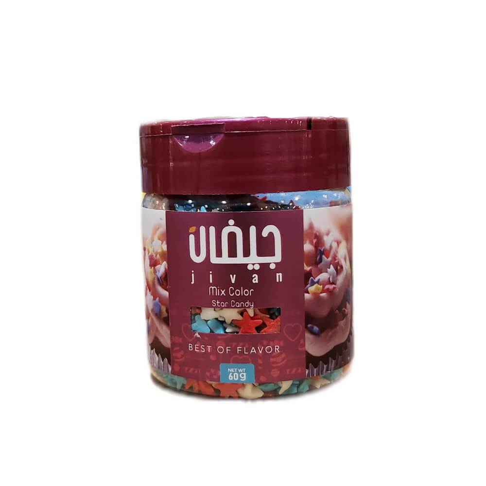 Jivan Mix Color Star Candy Strands 60gm