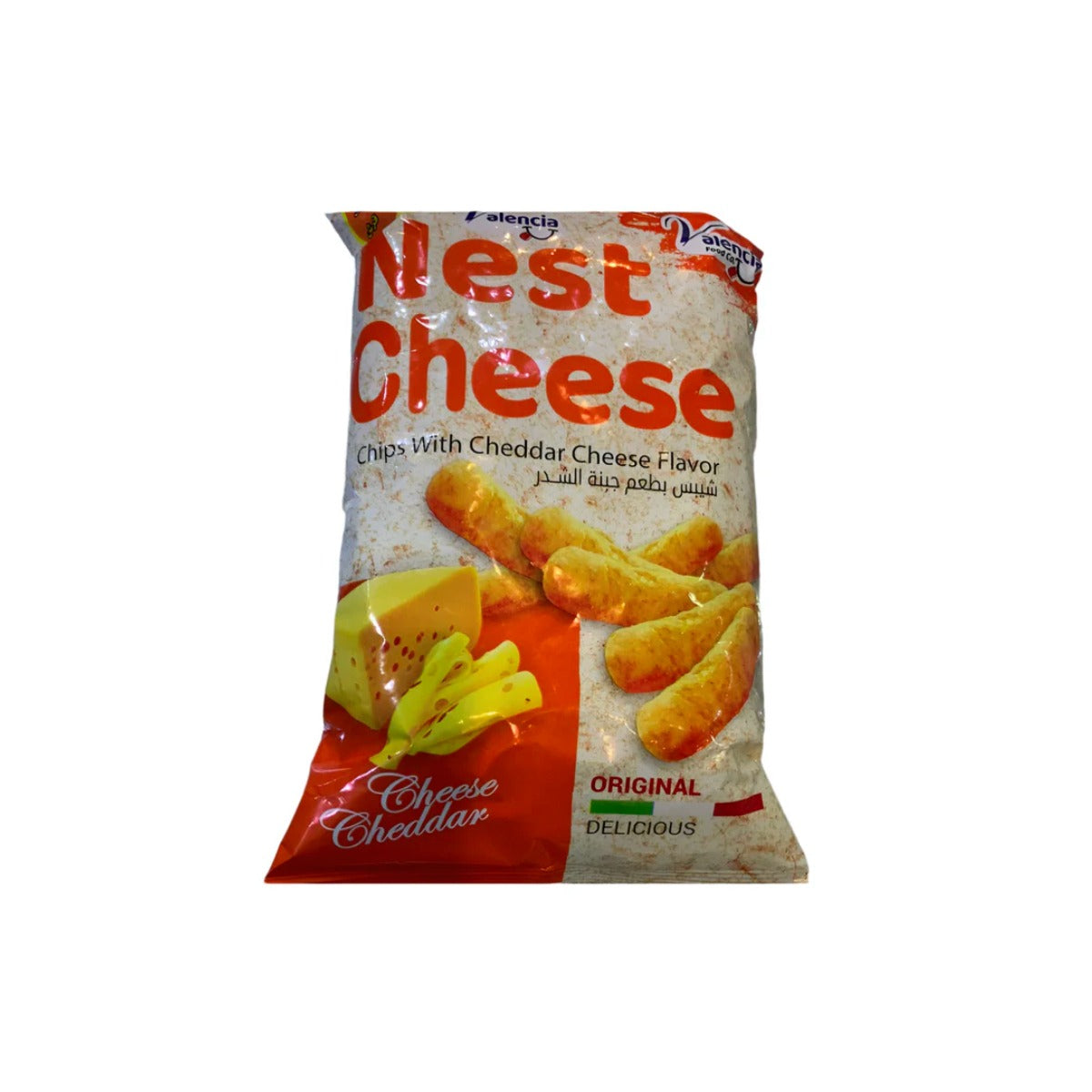 Valencia Nest Cheese Chips With Cheddar Flavour 40g