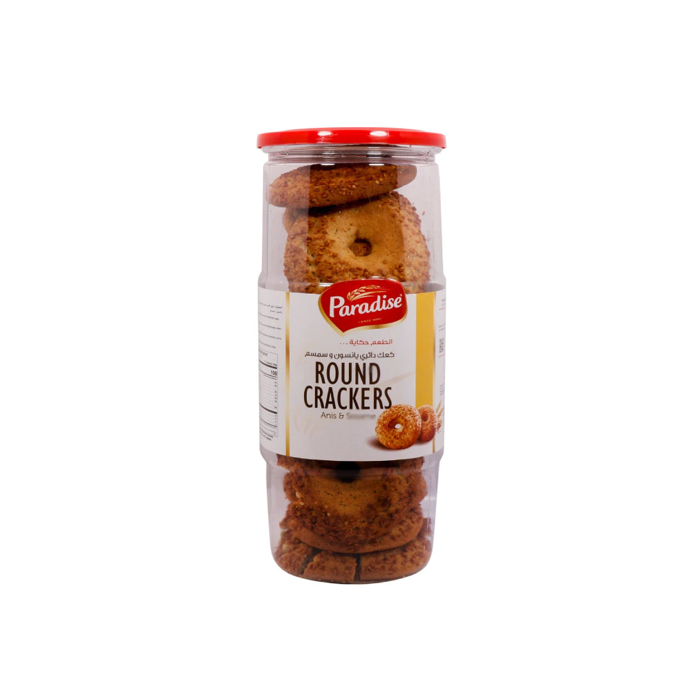 Paradise Round Crackers  Anise Flavor 375GM