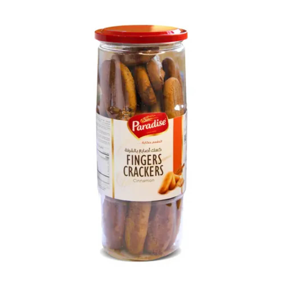 Paradise Fingers Crackers Cinnamon 350gm