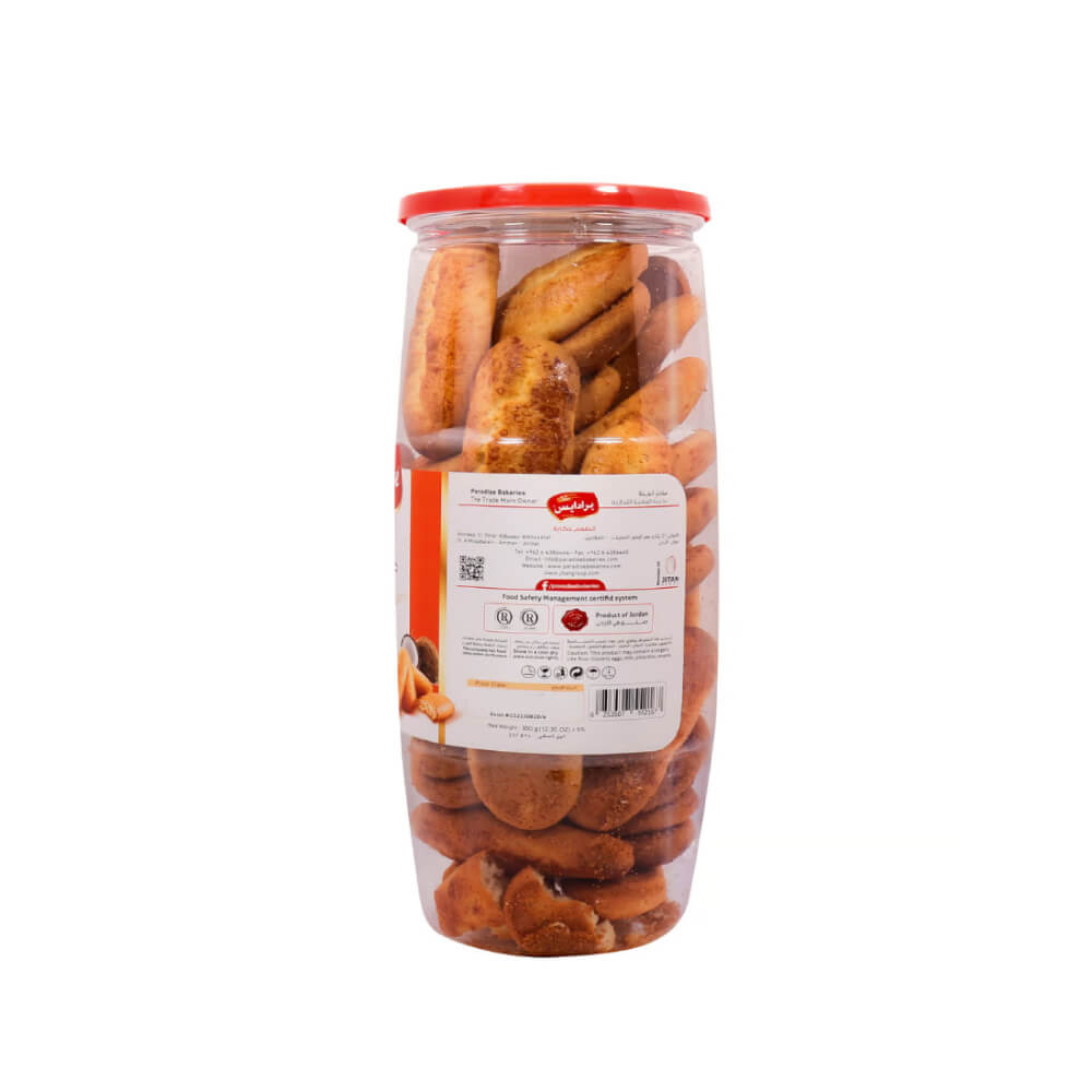 Paradise Fingers Crackers  Coconut Flavor 350GM