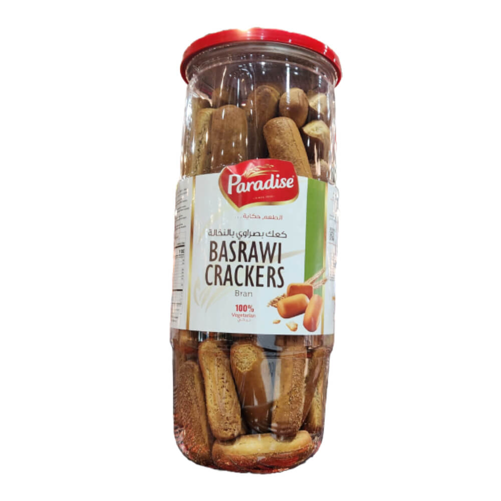 Paradise Basrawi Bran Crackers 400g
