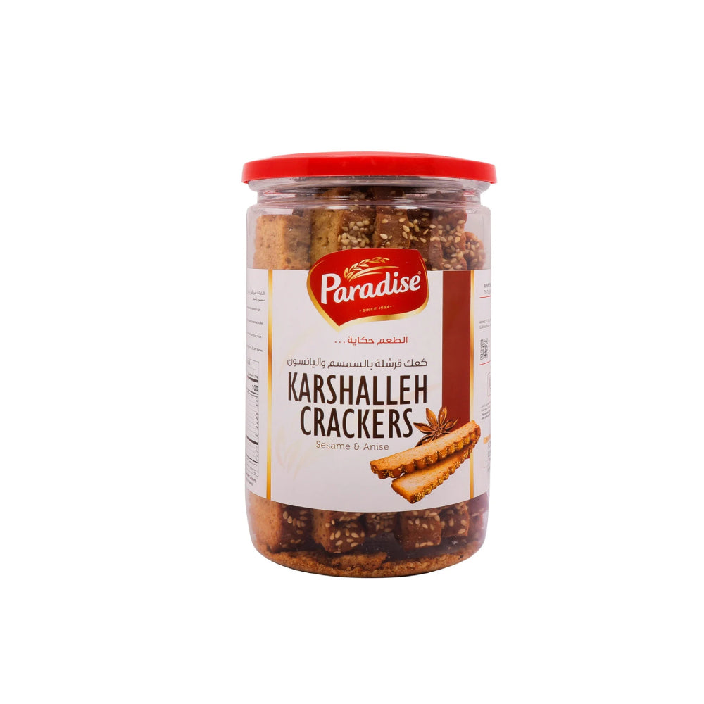 Paradise  Karshalleh Crackers  Anise & Sesame 270GM