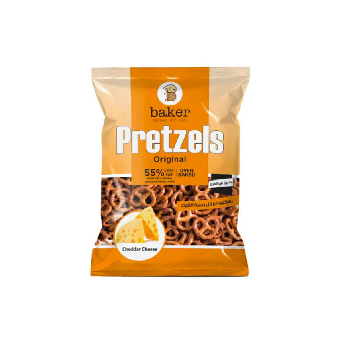 Baker Pretzels Cheddar Cheese Flavor 270g