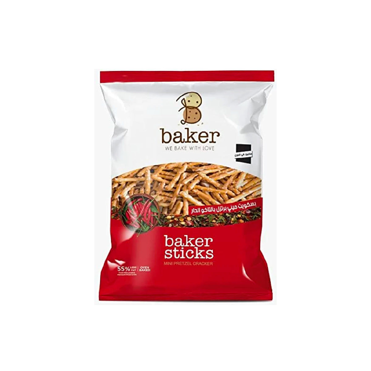 Baker Mini Pretzels Extra spicy 270g