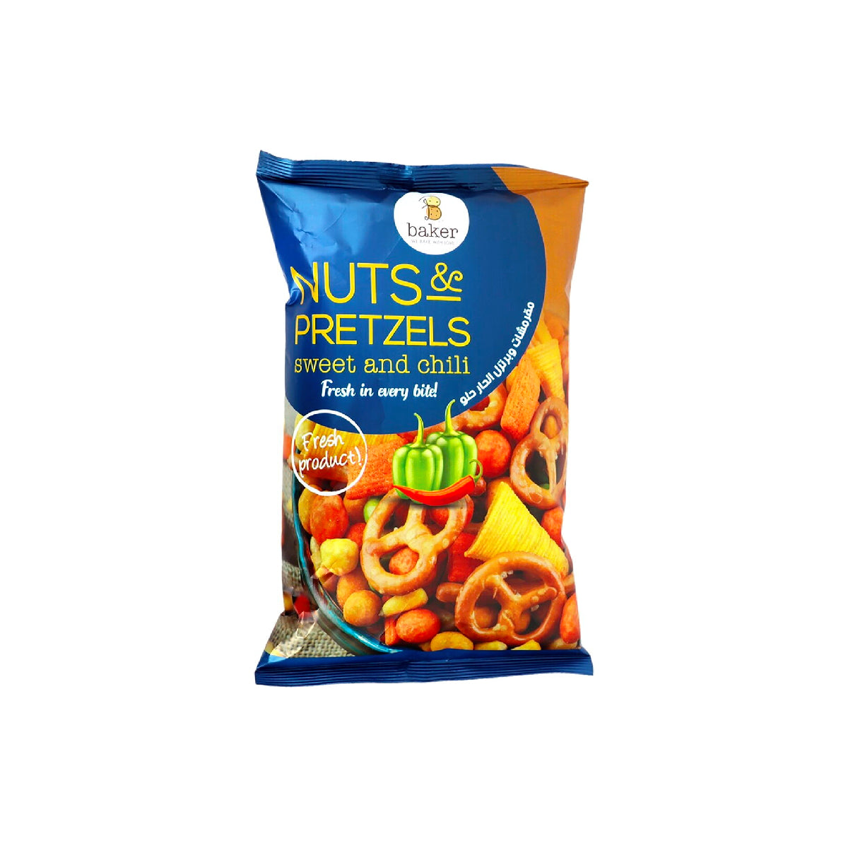 Baker Nuts Pretzels Sweet Chili 270g