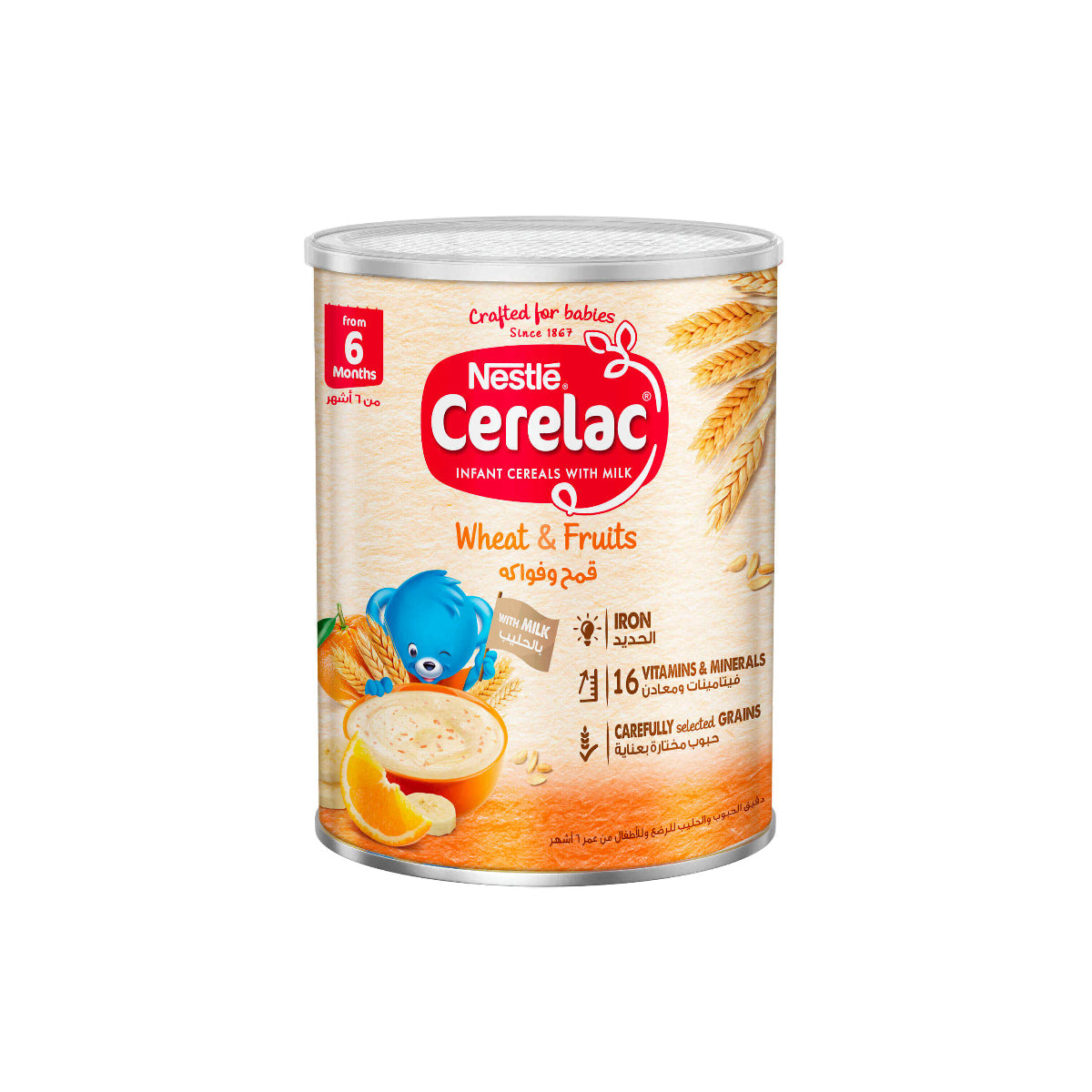 Cerelac Wheat & Fruits Infant Cereals With Milk From 6 Months 400g