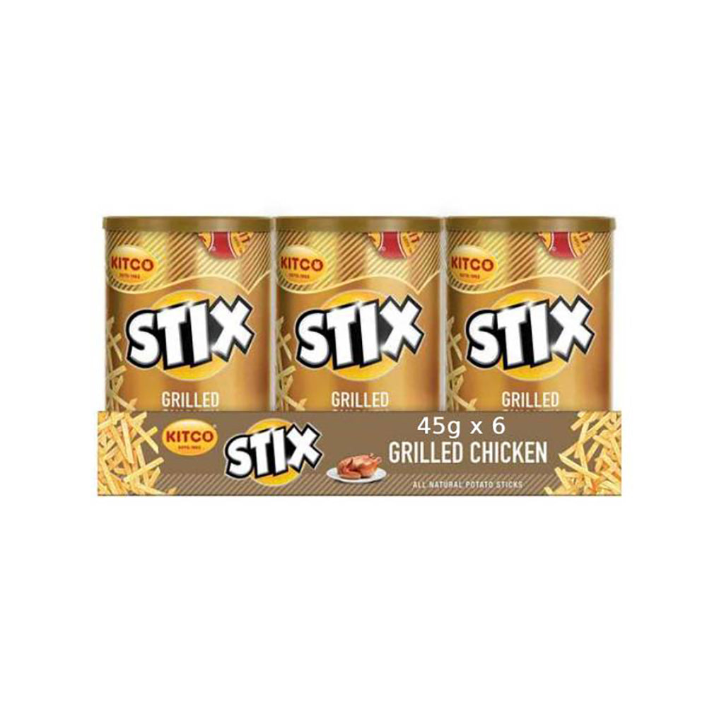Kitco Stix Grilled Chicken 45Gx6