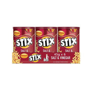 Kitco Stix Salt & Vinegar Potato Sticks 45Gx6