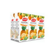 KDD Cocktail Fruit Nectar Juice No Added Sugar 180ml 5+1 Free