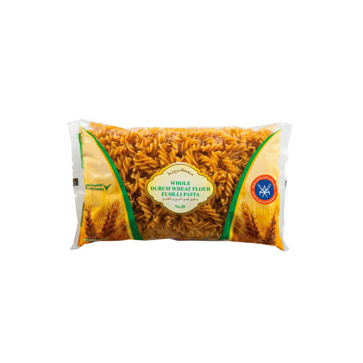 KFMB Whole Durum Wheat Flour Fusilli Pasta No.20 400g