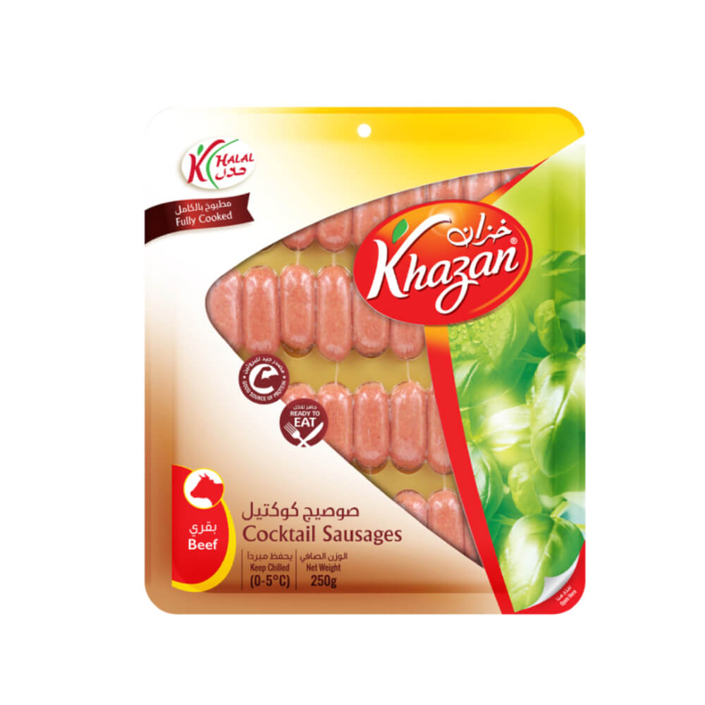 Khazan Beef Cocktail Sausages 250gm