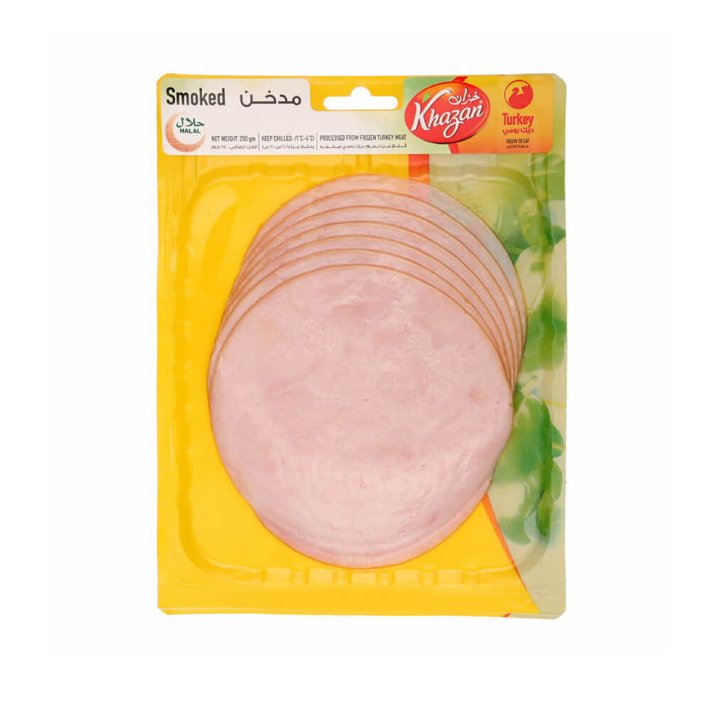 Khazan Gourmet Smoked Turkey Slices 180gm