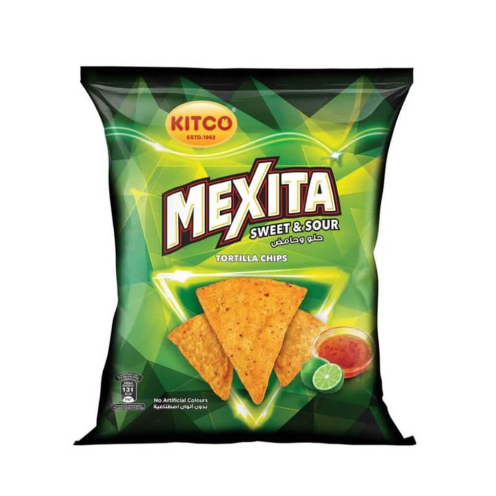 Kitco Mexita Sweet & Sour Tortilla Chips 180g