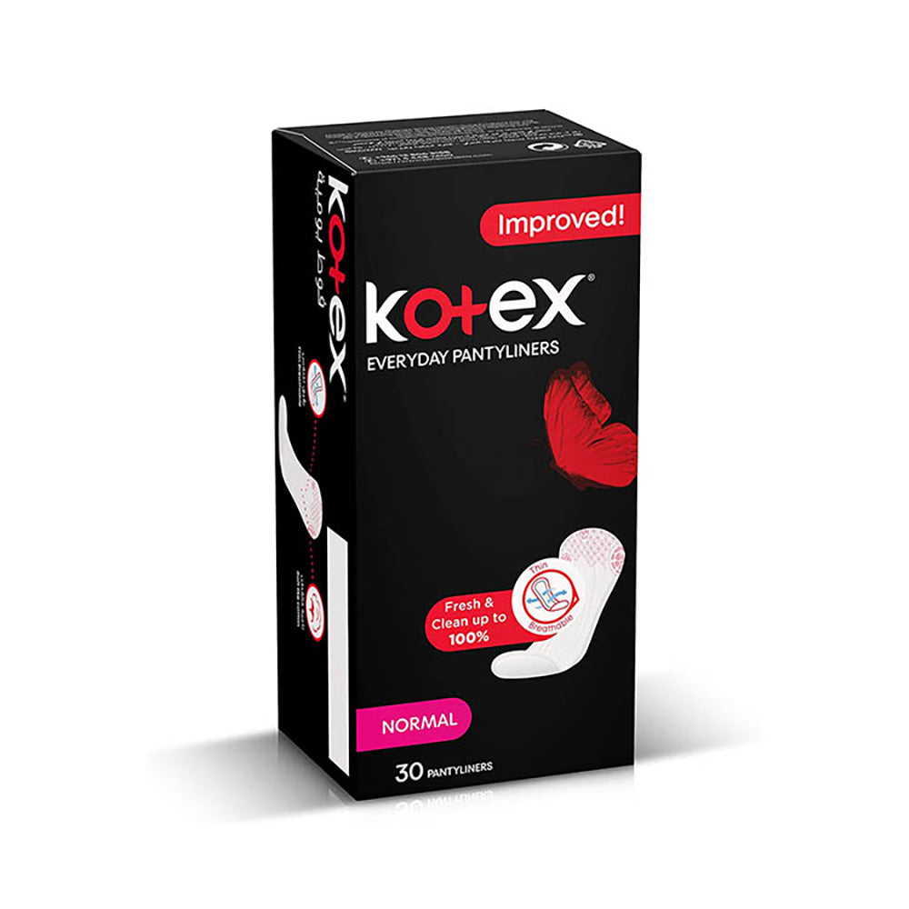 Kotex Liners Flat Normal Unscented 30's