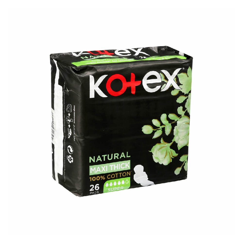 Kotex Maxi Thick Natural Super 26's