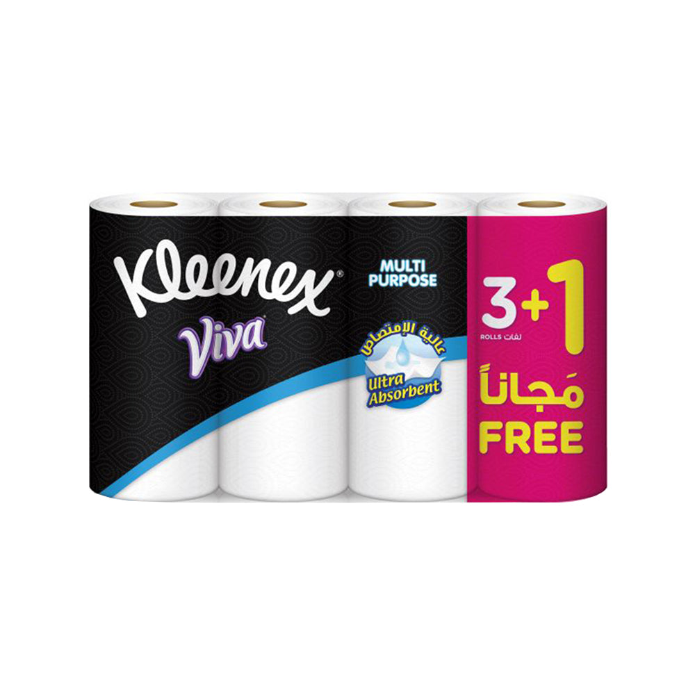 Kleenex Viva Tissue Multi Purpose 90s 3+1 Free