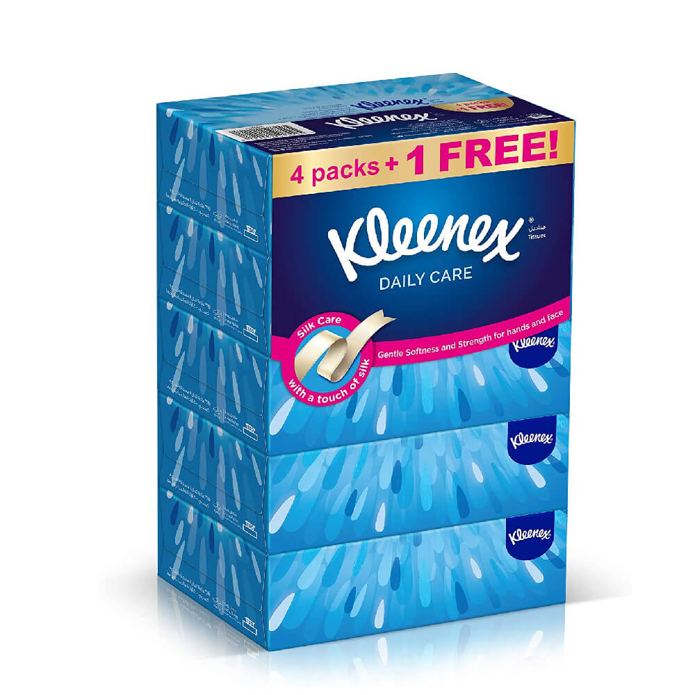 Kleenex Daily Care 130s 4+1Free