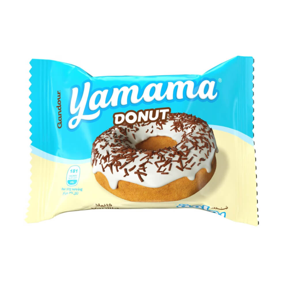 Gandour Yamama Donut Vanilla Cake 37gm