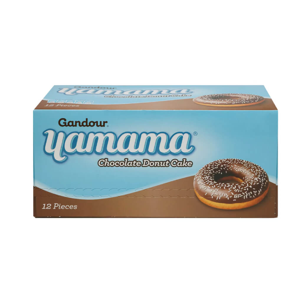 Gandour Yamama Donut Chocolate Cake 12x37gm