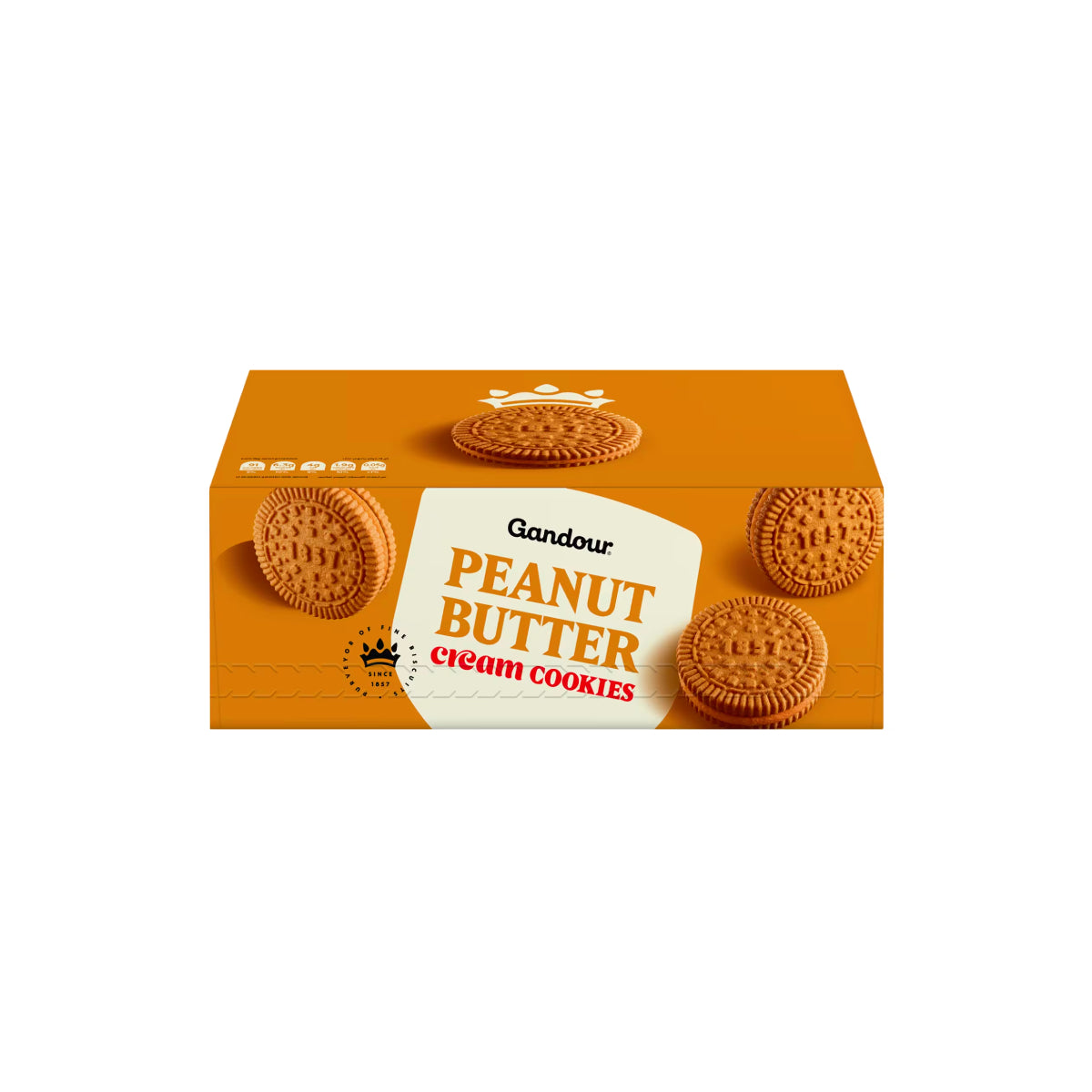 Gandour Peanut Butter Cream Cookies 12x38g