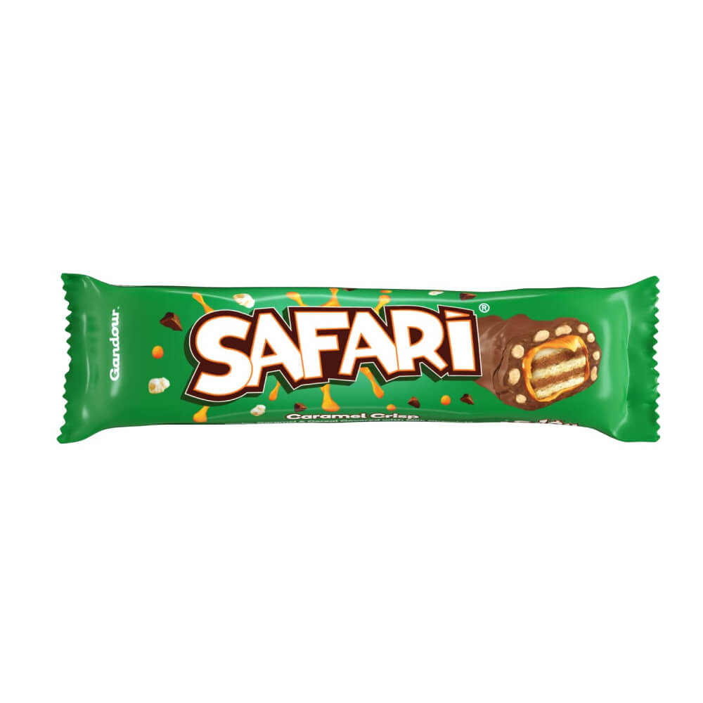Gandour Safari Caramel Crunch Chocolate 35gm