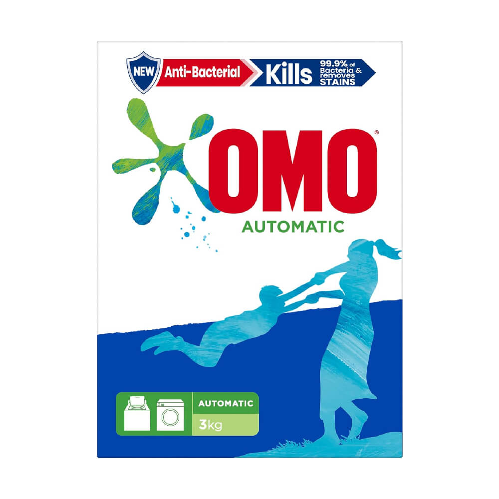 Omo Automatic Antibacterial Laundry Detergent Powder 3kg
