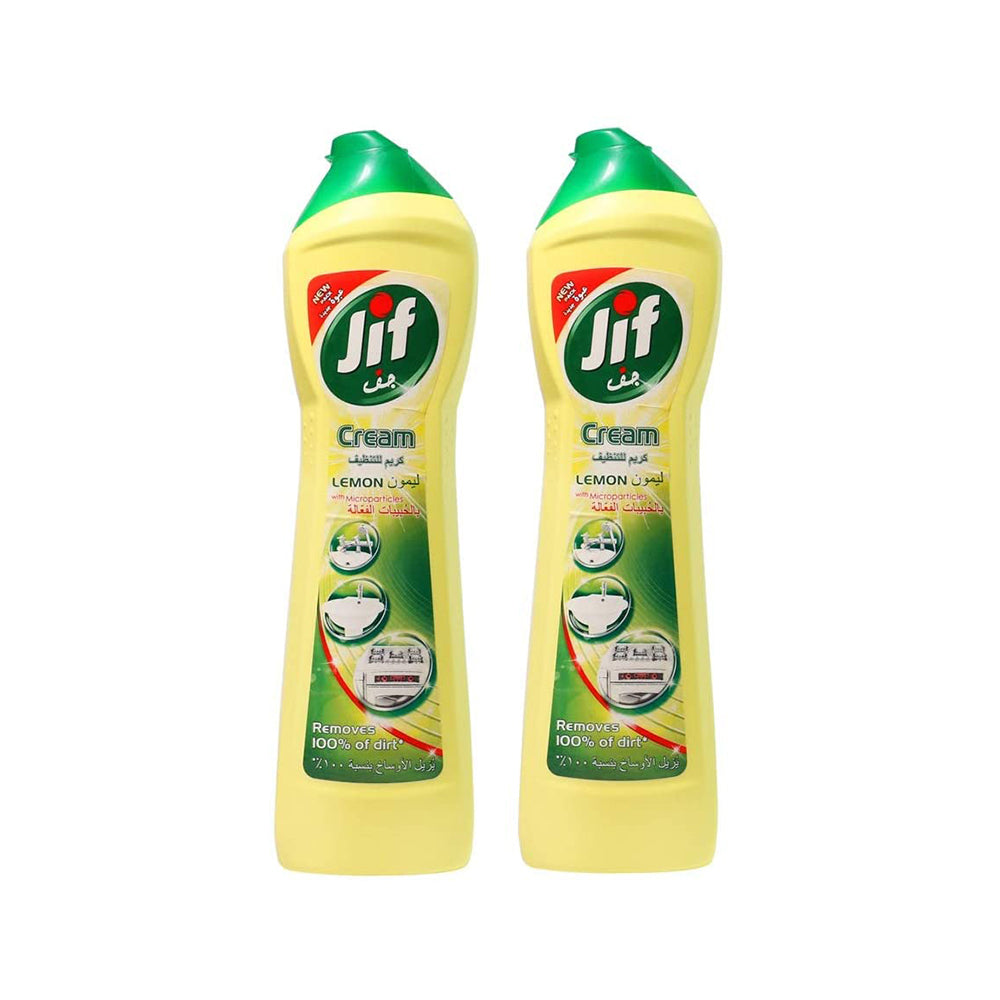 Jif Cream Cleaner Lemon 2x500ml