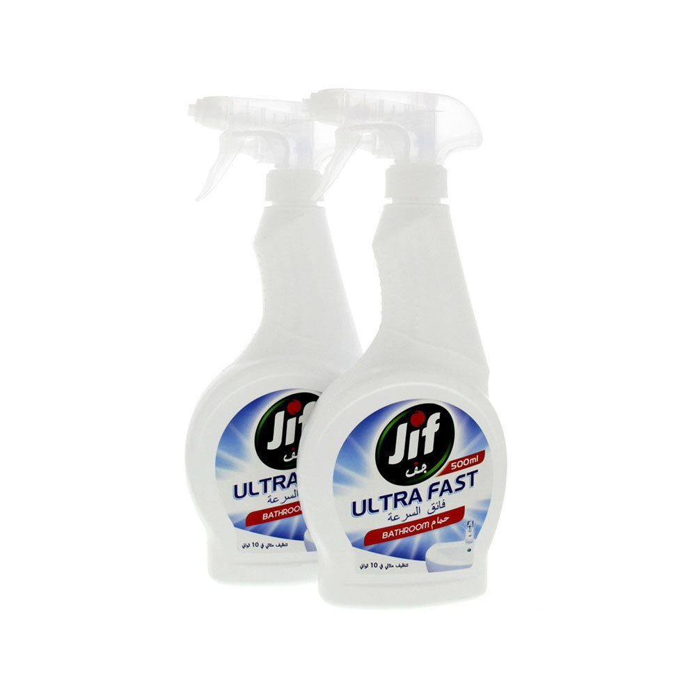 Jif Ultra Fast Bathroom Cleaner 500mlx2