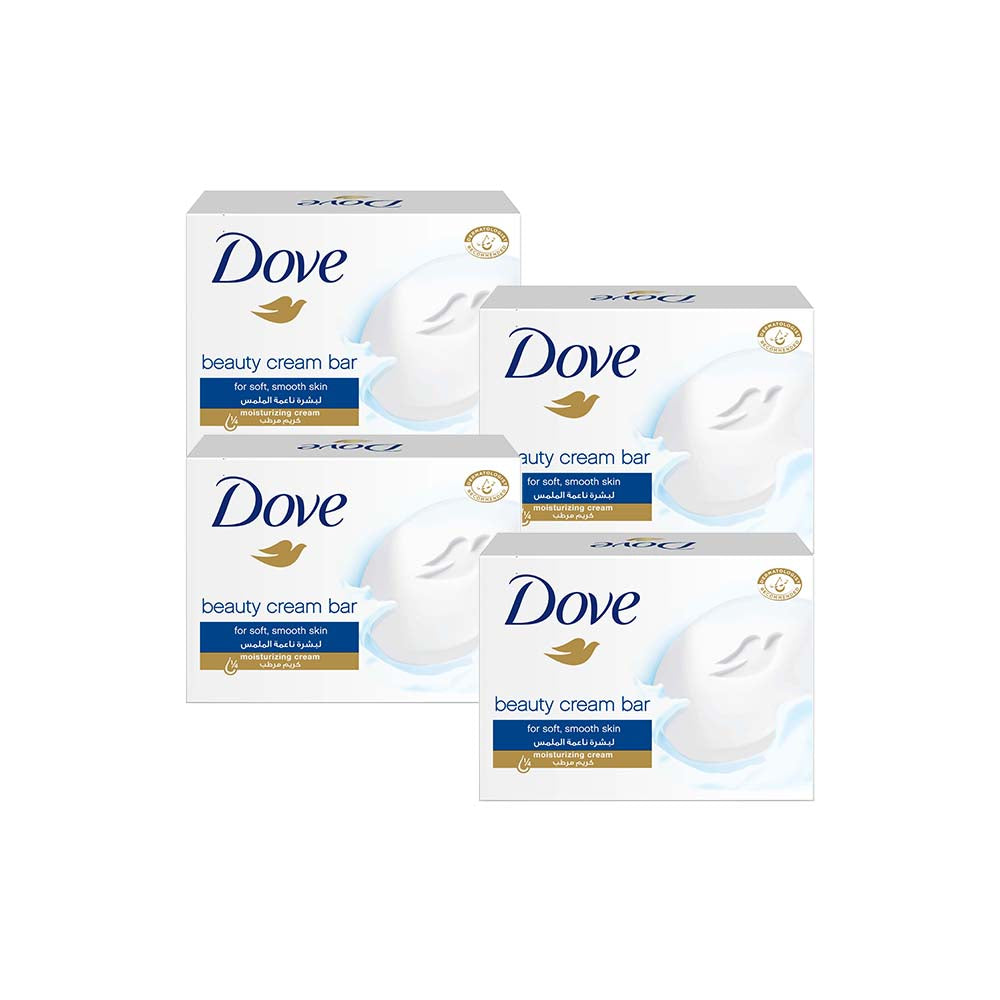 Dove Bar Soap White Cream135Gx4 @10% Off