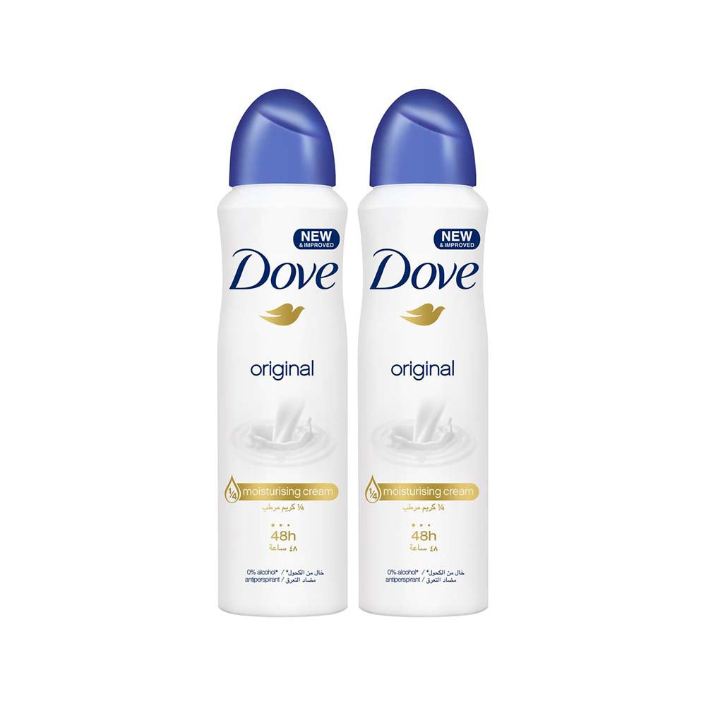 Dove Deodorant Original 150mlx2 @ 20% Off
