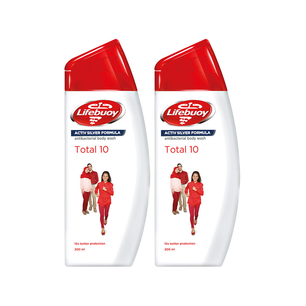 Lifebuoy Body Wash Total 10 300mlx2 @ 15% Off