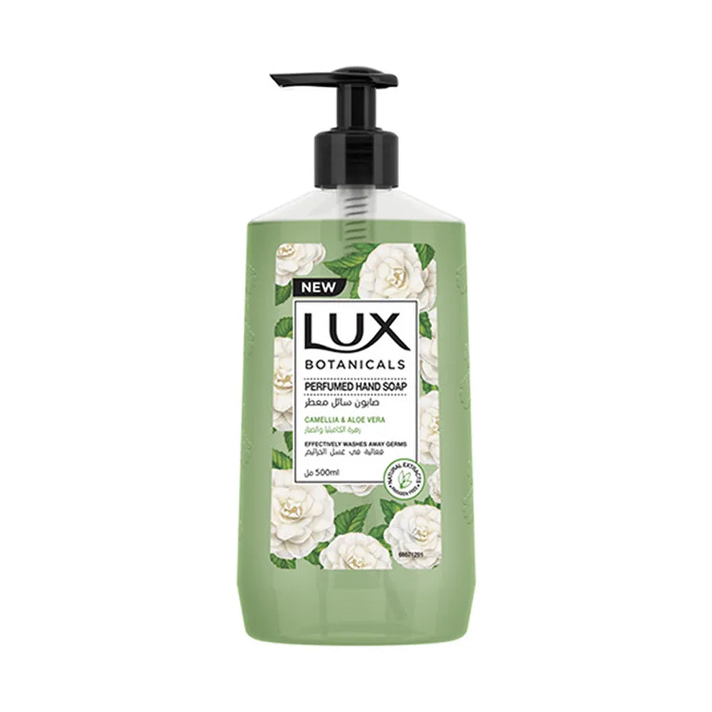 Lux Botanicals Hand Wash Camelia&Aloe Vera 500ml
