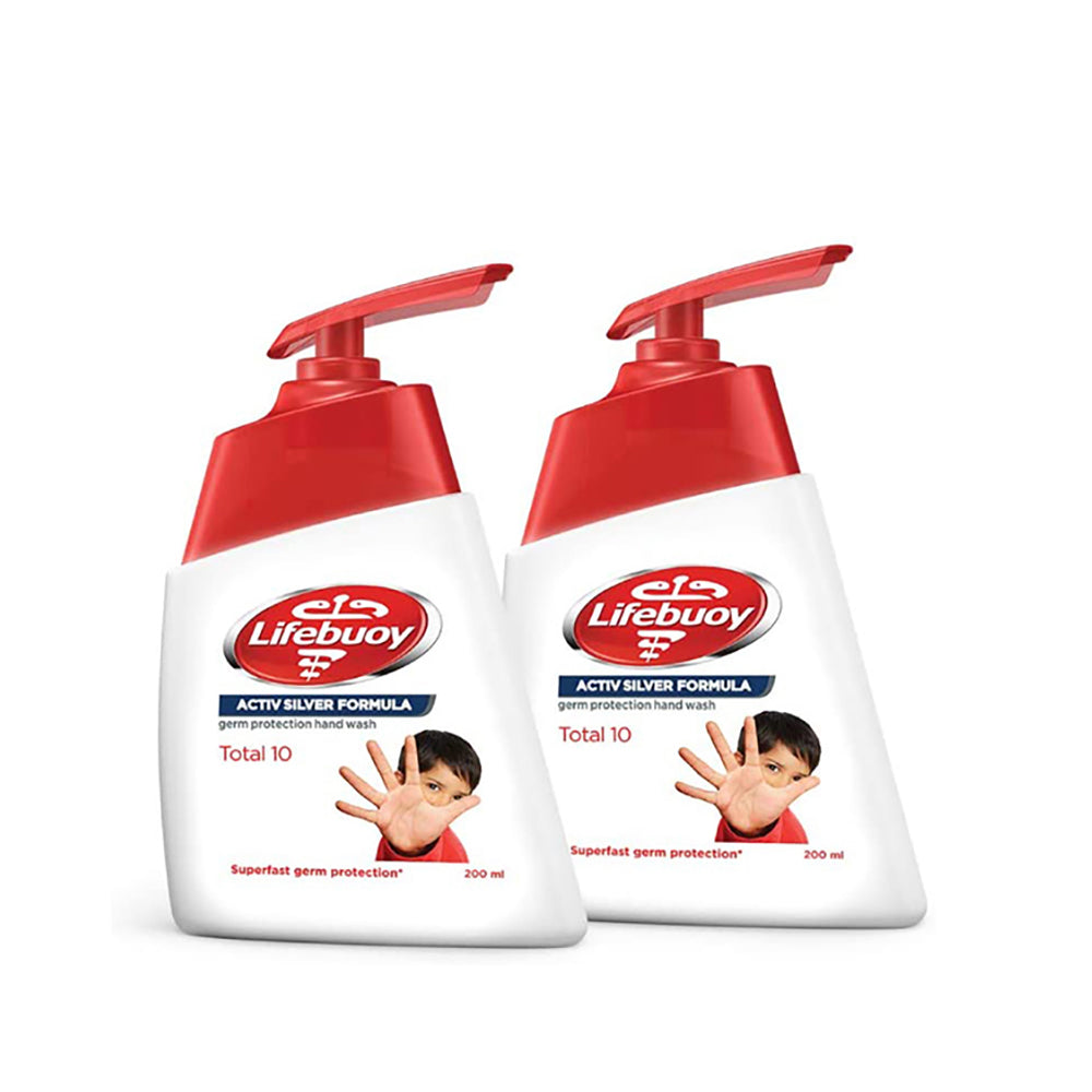 Lifebuoy Hand Wash Total 10 200mlx2 @ 25% Off