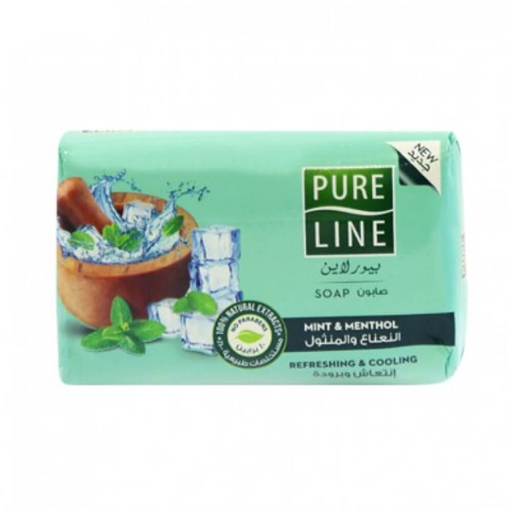Pure Line Bar Soap Mint & Menthol 120G