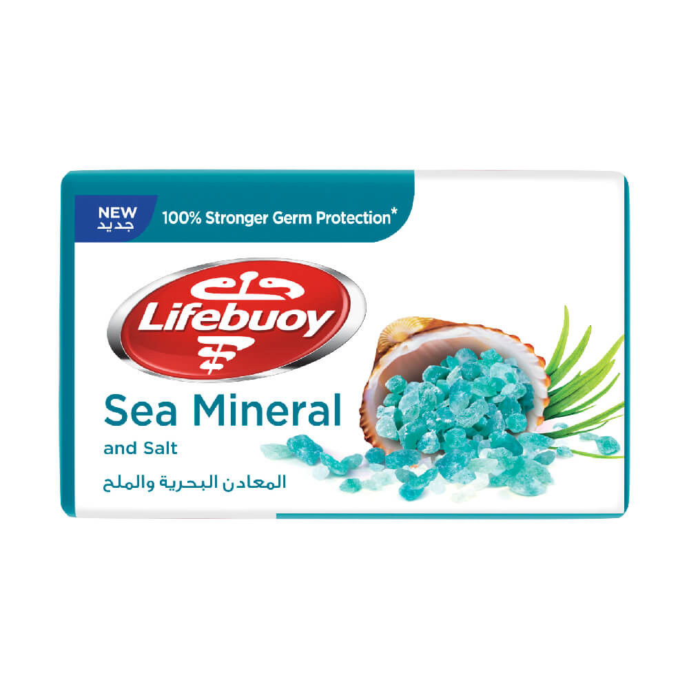 Lifebuoy Bar Soap Sea Minerals & Salt 125G