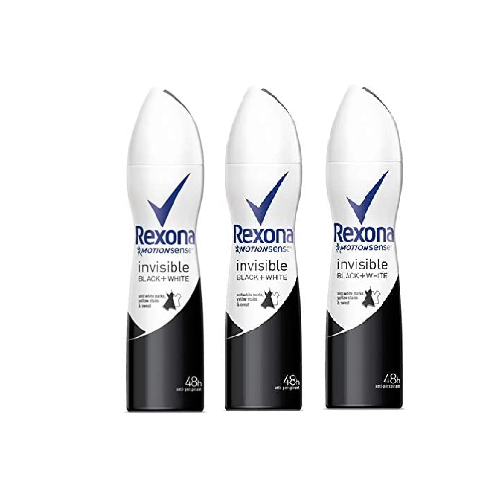 Rexona Deo Active + Invi. Black&White 150mlx3
