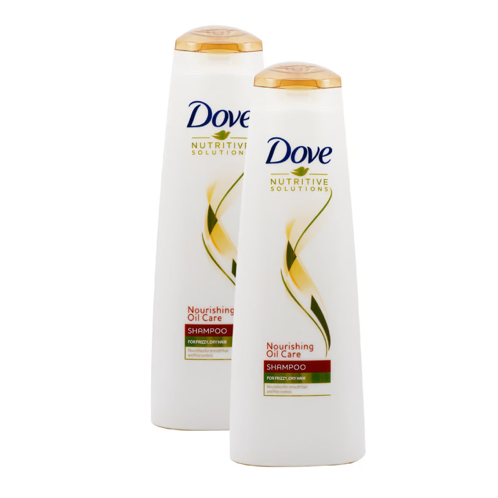 Dove Shampoo Nourishing Oil Care 2x400ml @40%Off