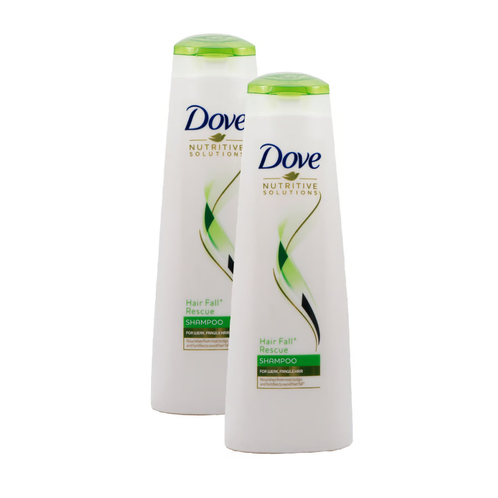 Dove Shampoo Hair Fall Rescue 2x400ml @40%Off