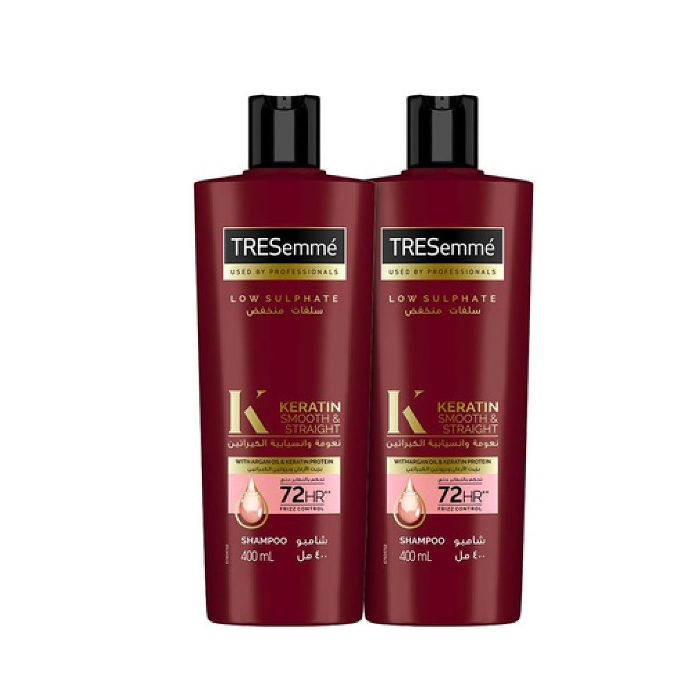 Tresemme Keratin Shampoo 2x400ml @30%Off